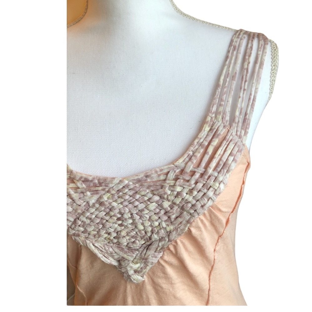 Free People Embellished Neck Tank Top